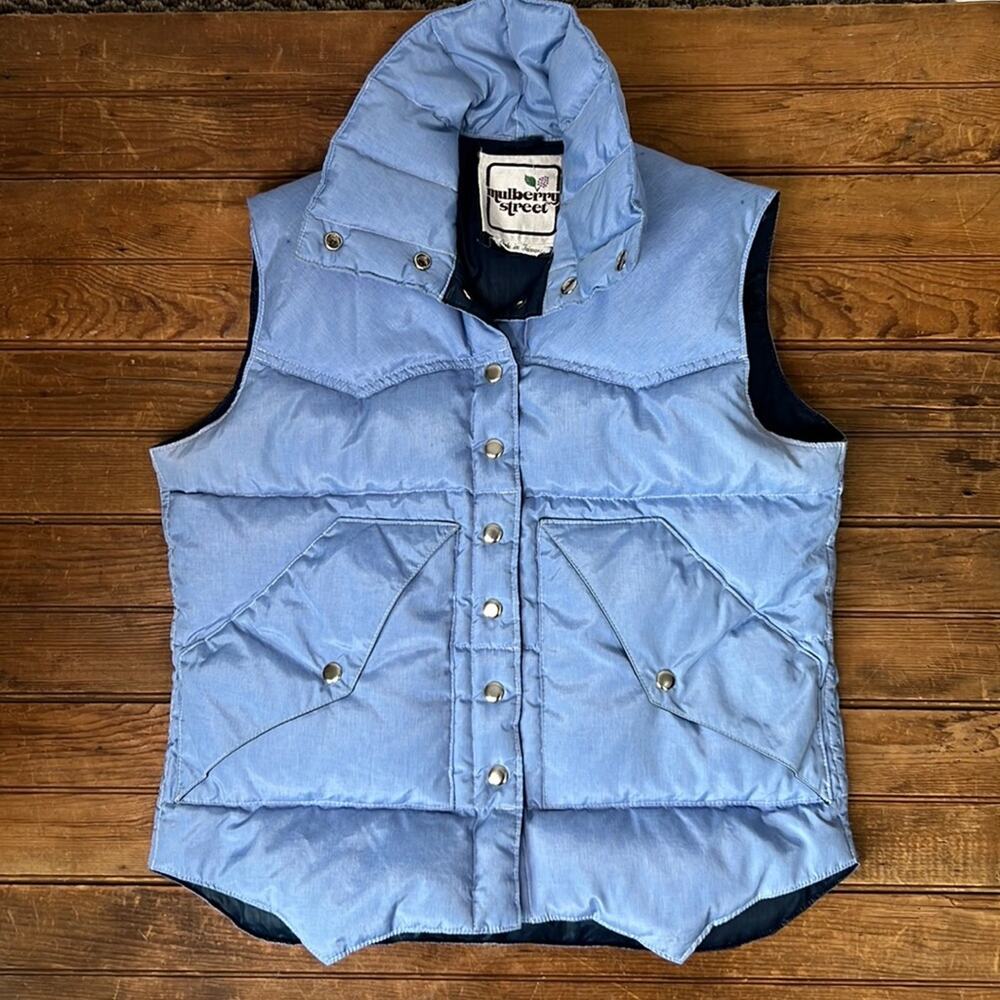 Mulberry Light Blue Puffer Vest